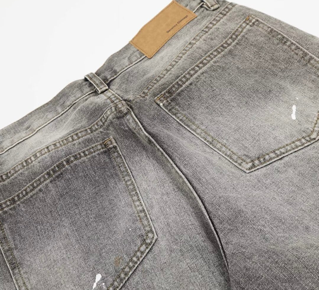 Paint wide denim