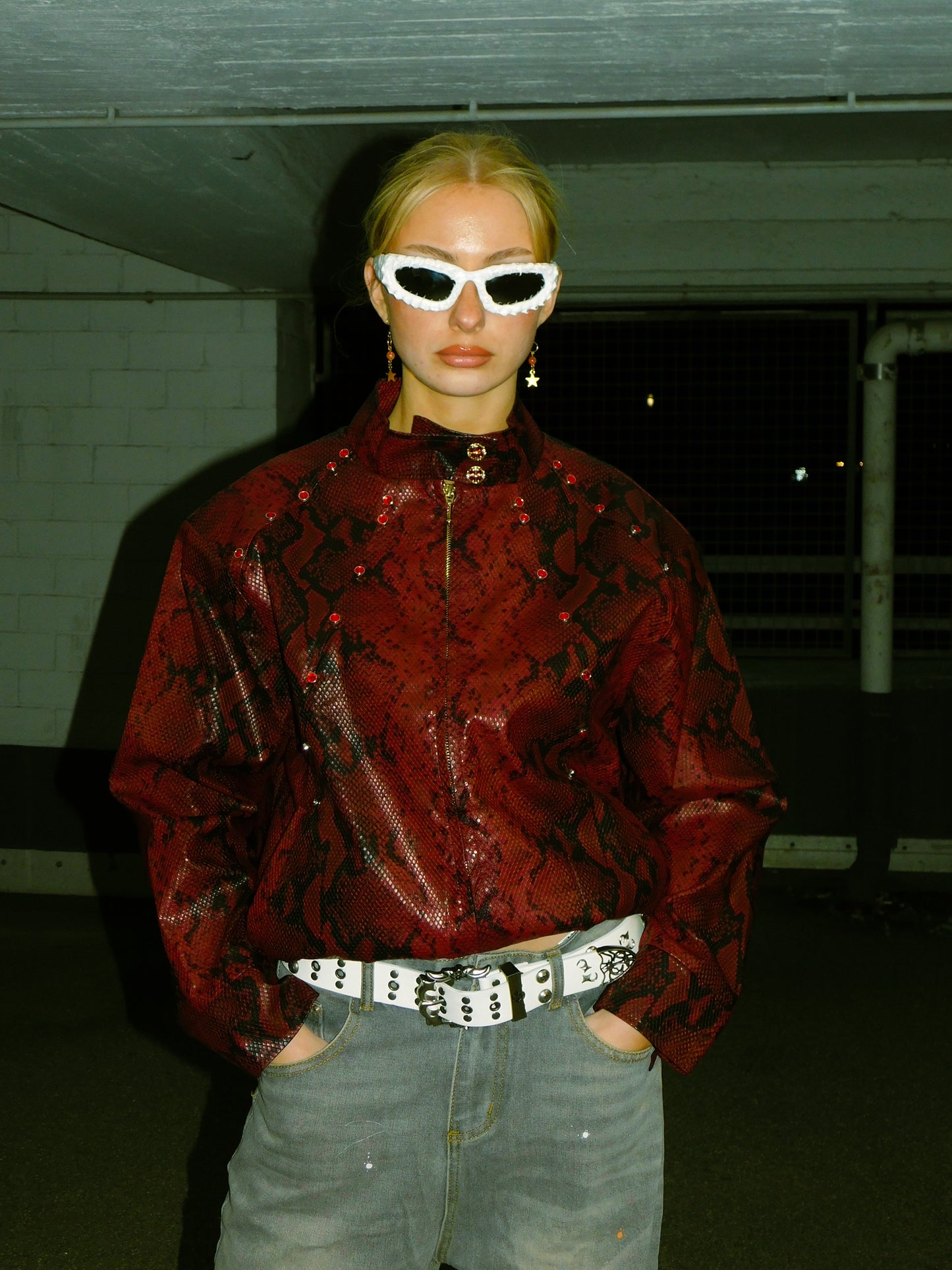Python jacket red