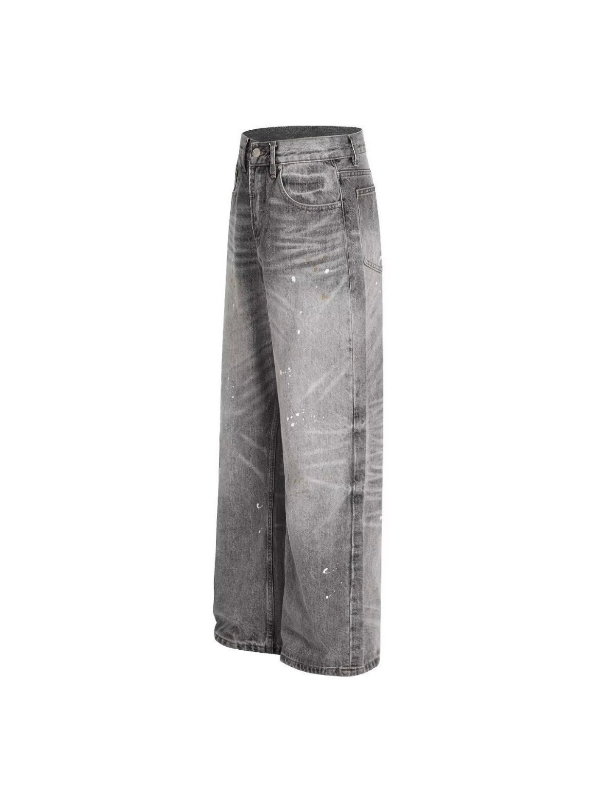 Paint wide denim