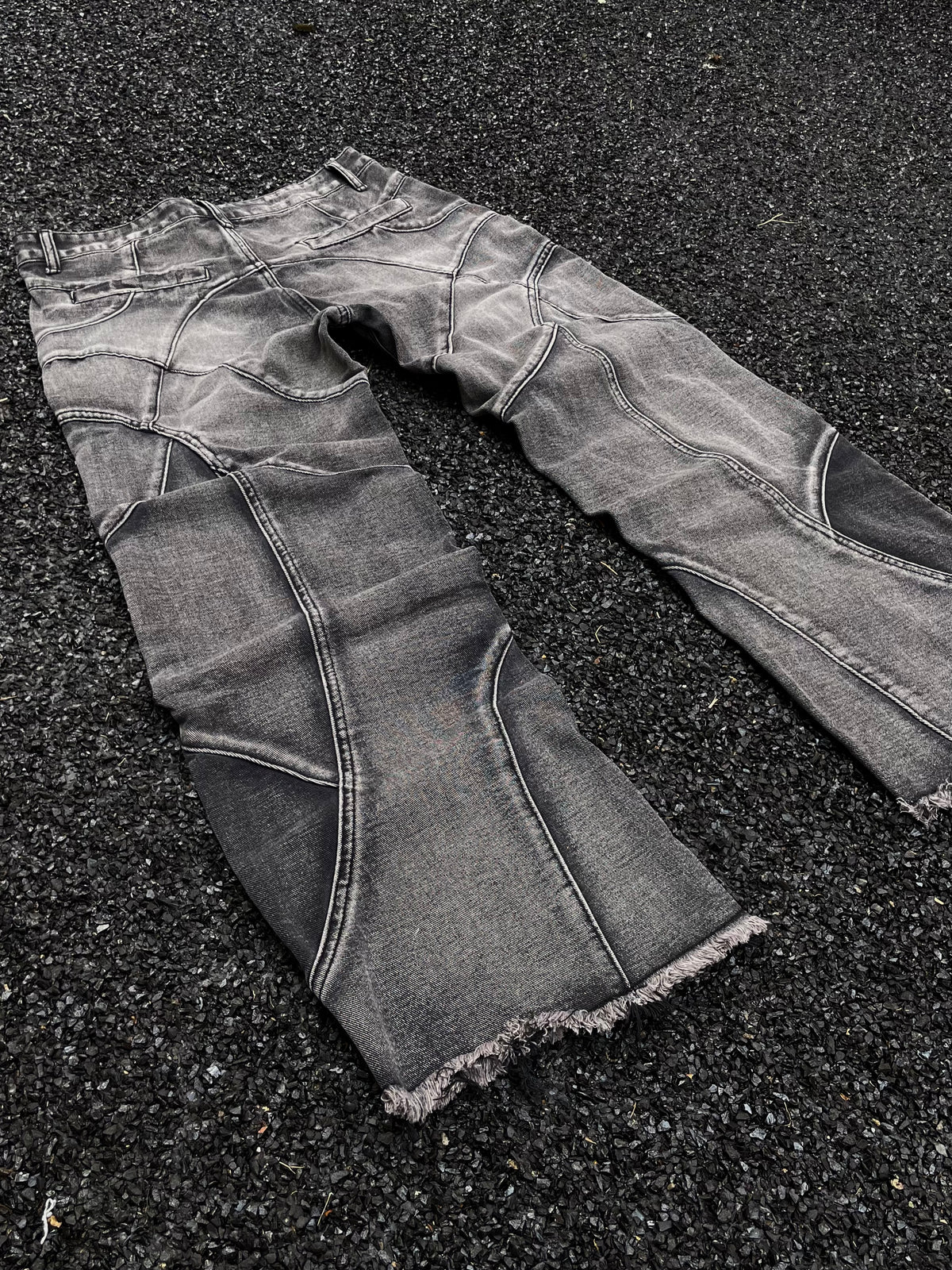 Shadow panel denim
