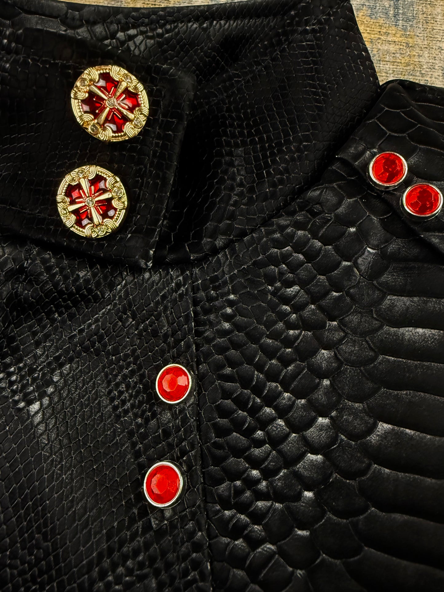 Python jacket black