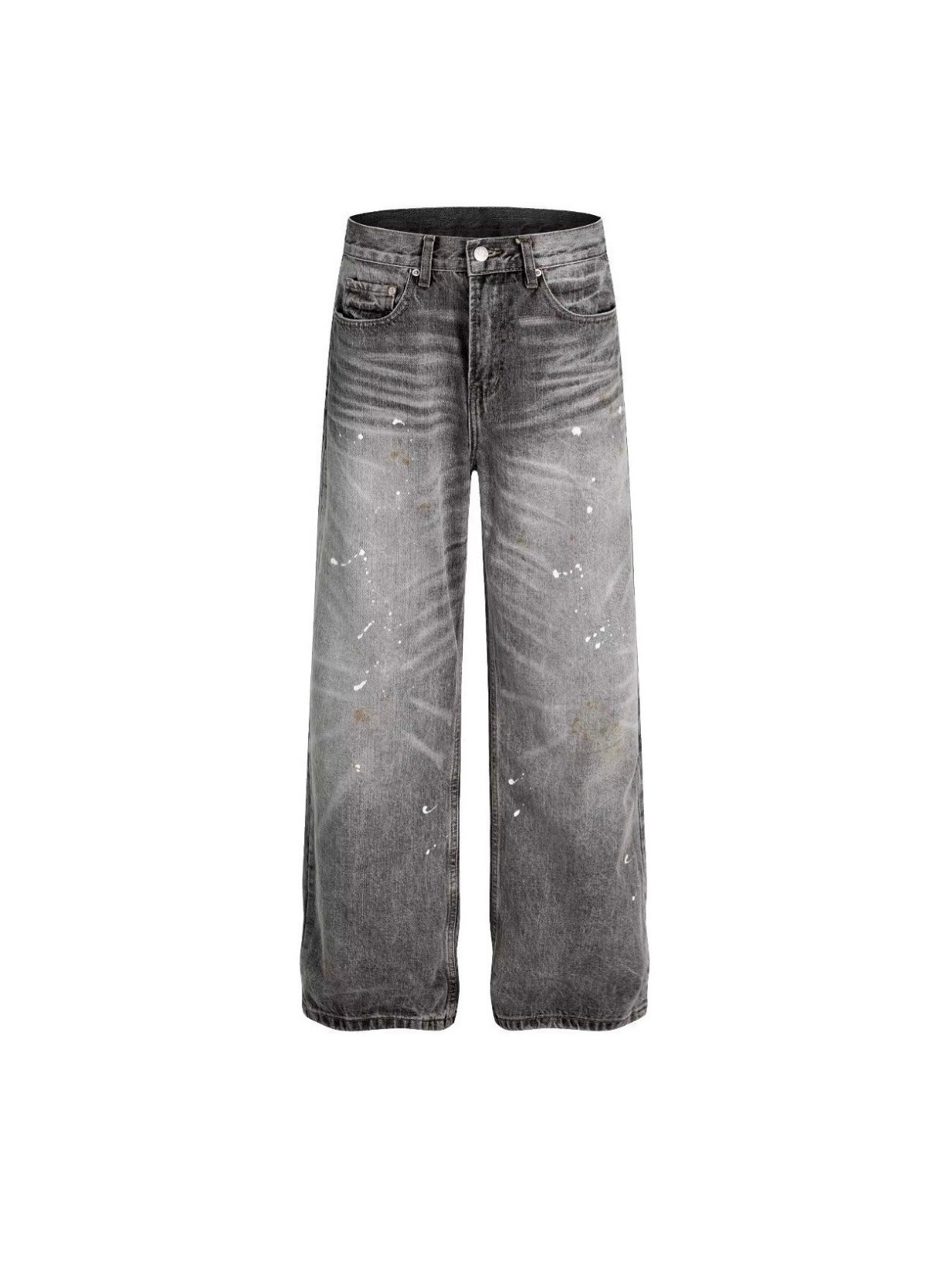 Paint wide denim
