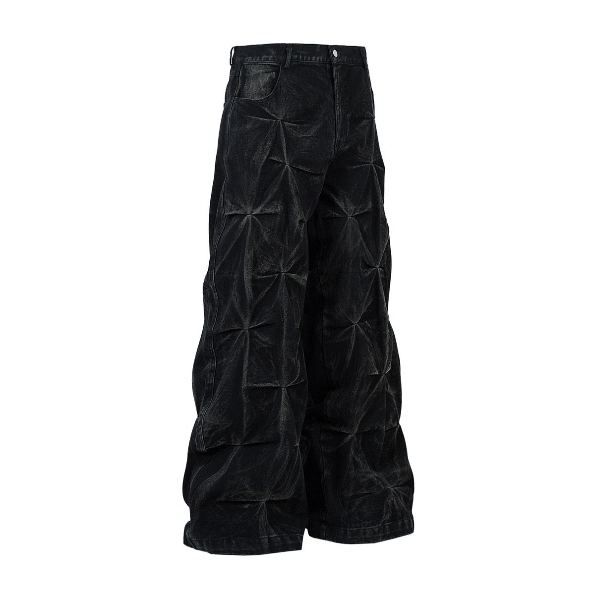Crinkle denim