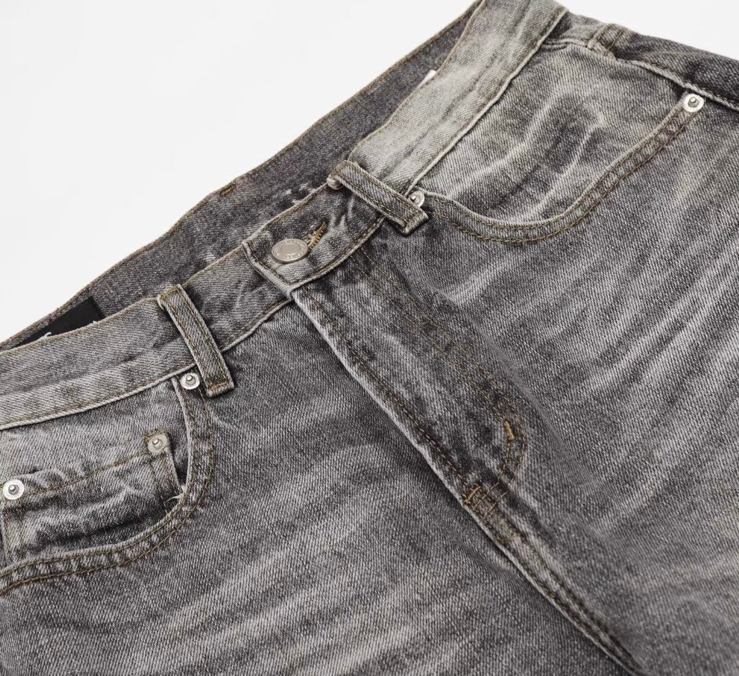 Paint wide denim