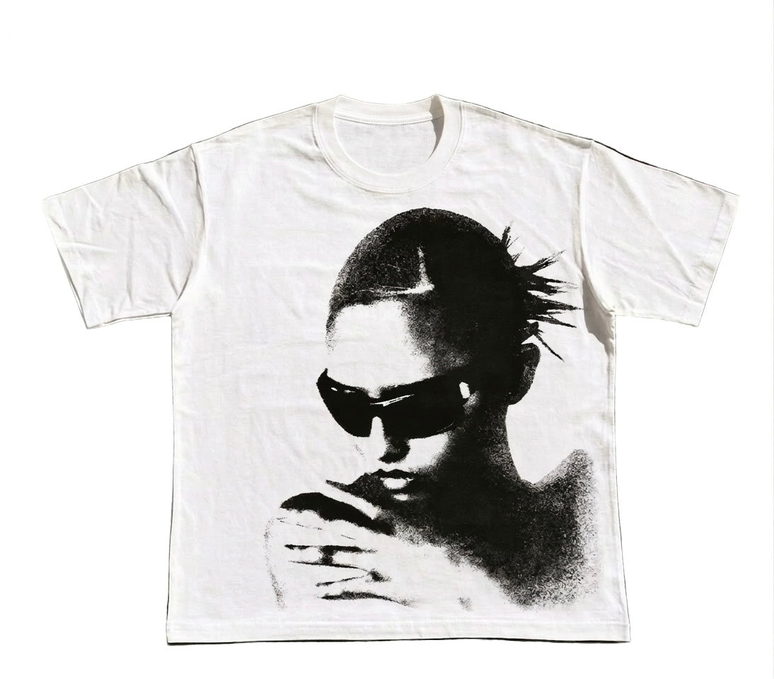 White tee