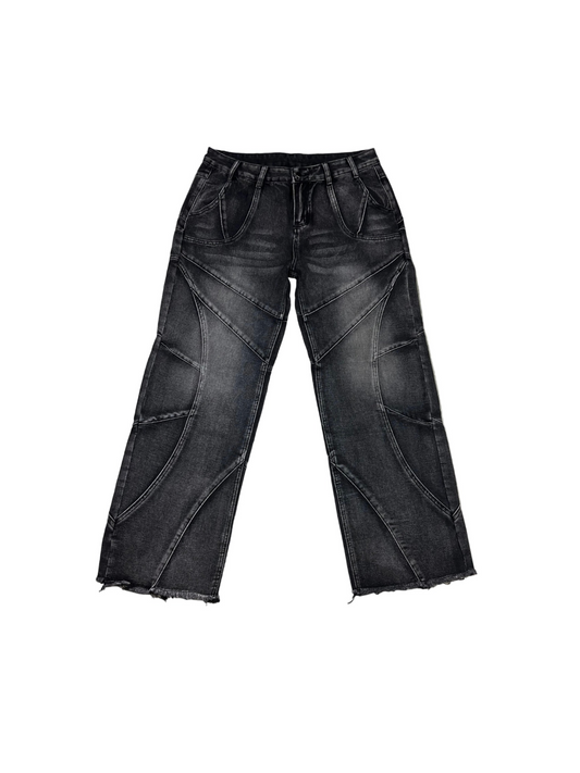 Shadow panel denim