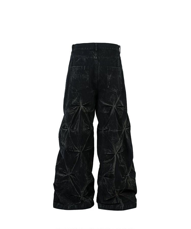 Crinkle denim