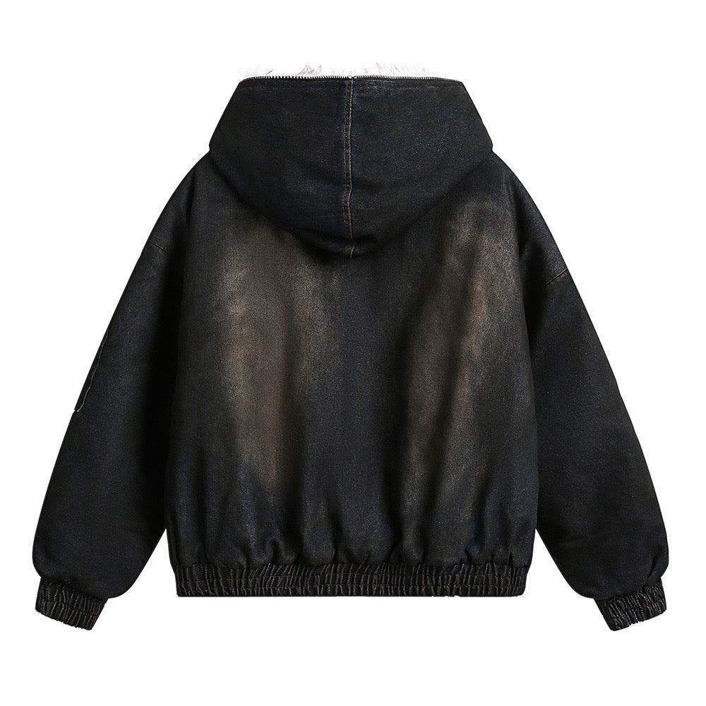 Faux fur jacket